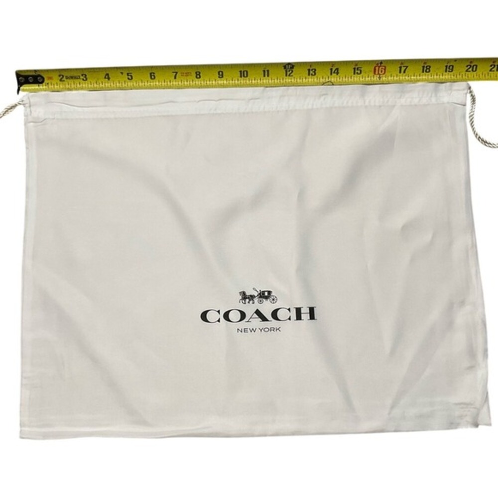 Coach White Dust‎ Bag 15" x 20